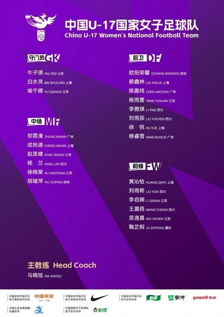 U17女足亚洲杯1/4决赛:马晓旭祭最强阵迎战印度,赢球即获世界杯门票 U17女足亚洲杯1/4决赛:马晓旭祭最强阵迎战印度,赢球即获世界杯门票